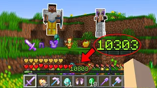 Minecraft Manhunt AMA Seviye Aldıkça Envanterime SÜPER OP EŞYALAR Geliyor