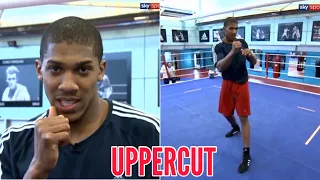 How to throw an uppercut by young Anthony Joshua