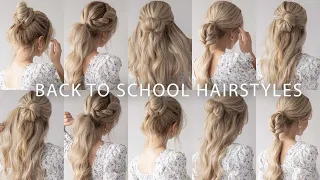 EASY BACK TO SCHOOL HAIRSTYLES  📚👩🏼‍🎓