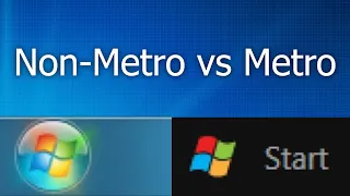 Windows 8 Beta: Metro vs Non Metro!