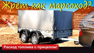 Легковой прицеп! Тент и расход топлива!/Автозаметки в пути/Осенние кадры/