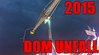 Hamburger Dom Karussell UNFALL (Turbo Force) Part 1