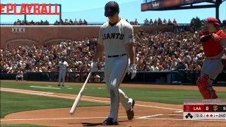 MLB The Show 20 - San Francisco Giants vs Los Angeles Angels - Gameplay (PS4 HD) [1080p60FPS]