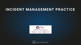 ITIL® 4 Foundation Exam Preparation Training | Incident Management Practice (eLearning)