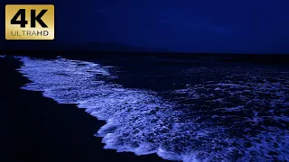 Ocean Sounds For Deep Sleeping 4K - Beat Insomnia and Stress Relief With High Quality Stereo Sounds