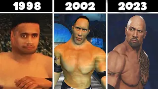 The Rock Evolution in WWE Games! (2002 - 2023)