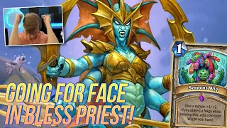Going for FACE w/ Bless Priest! | Hearthstone Standard | Savjz
