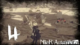 NieR: Automata ➥ Прохождение на русском ➥ #4 - Пустынная зона