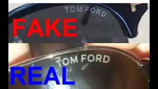 Real vs. Fake Tom Ford sunglasses. How to spot fake Tom Ford