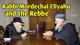 Sephardic Chief Rabbi, Rabbi Mordechai Eliyahu Meets The Lubavitcher Rebbe | 1991