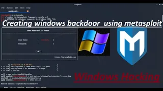 Create windows backdoor using metasploit in kali linux | CEHv11