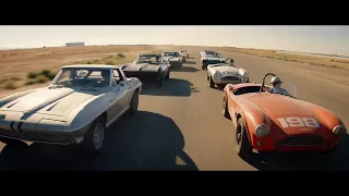 Ford v Ferrari 1963 Willow Springs 100 Race - Ken Miles winning | Shelby cobra vs Corvette stingray