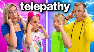 Telepathy Challenge | Gaby and Alex Family