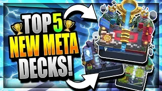 *TOP 5* NEW META DECKS for after BALANCE UPDATE! TRY THESE FIRST!! Clash Royale New Meta Speculation