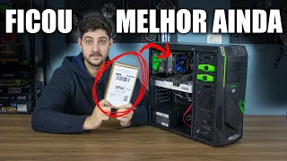 INSTALEI UM CPU XEON NO PC DE 700 REAIS, TÁ MUITO MELHOR!