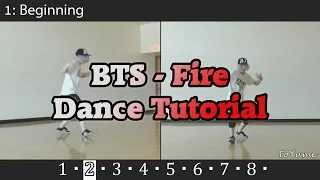 방탄소년단 (BTS) - 불타오르네 (Fire) Dance Tutorial Mirrored