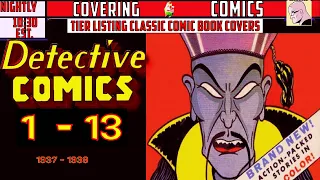 Dective Comics Covers 1 - 13 Tier List Ranking