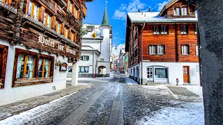 Andermatt is a magical Swiss village in winter ❄️ Switzerland 4K 🇨🇭