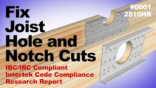 Joistrepair.com specializes in joist repair of joist holes or notches drilled or cut into joists.