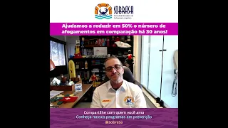 50% menos afogamentos no Brasil - Prevenção é a solução #salvavidas #afogamento #sobrasa