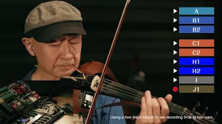 Toshihiro Nakanishi and the Yamaha YEV Series 3 "Enjoying performing with electric violin"