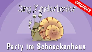 🐌 Party im Schneckenhaus - Kinderlieder zum Mitsingen | JiMi FLuPP | Sing Kinderlieder