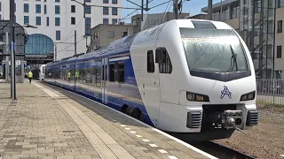 Arriva Flirt 556 vertrekt uit station Heerlen