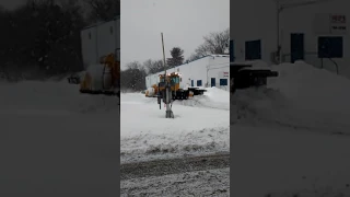 Pan Am Railways Brand New Plow Machine In Lewiston Maine