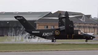 AW609 bursts tyre at Yeovilton Air Day | This is Flight