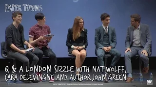 Paper Towns [‘Q & A London Sizzle’ Featurette in HD (1080p)]