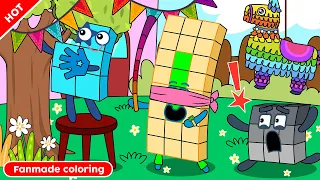 Stop NB 24!! It’s Not A Pinata!! Numberblocks Fanmade Coloring Story