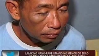 24 Oras: Lalaking nang-rape umano ng menor de edad at nagtangka pang manaksak, arestado