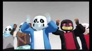 [MMDxUndertale Au's] sans party