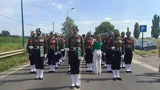 Punjab Regiment Contingent conducts Memorial Parade at Neuve Chapelle World War 1 memorial of Indian