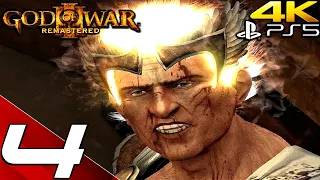 God of War 3 Remastered (PS5) - Gameplay Walkthrough Part 4 - Hermes & Hercules (4K 60FPS)