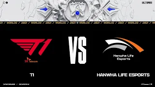 T1 vs HLE｜2021 World Championship Quarterfinals Day 1 Game 1