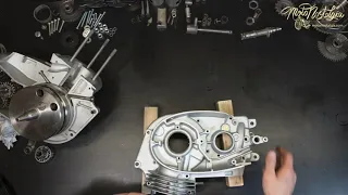 Assembling a Jawa 350 motorcycle engine @MotoNostalgia