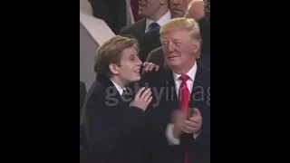 Barron Trump cute moment ❤️