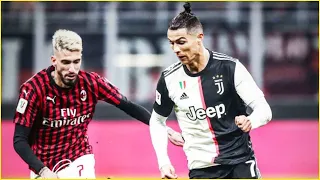 Juventus vs AC Milan match highlights #CR7BackinAction