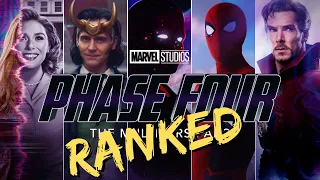 Every Marvel MCU Phase 4 Shows and Movies Ranked