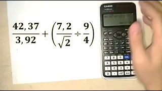 FAZENDO CONTAS COM FRAÇÃO NA CALCULADORA CIENTÍFICA CASIO FX-991LAX