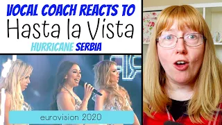 Vocal Coach Reacts to Hurricane 'Hasta la vista' Serbia Eurovision 2020