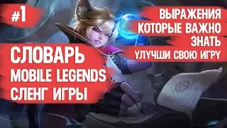 СЛОВАРЬ MOBILE LEGENDS  СЛЕНГ ИГРЫ  ИГРАЙ ЛУЧШЕ И БЫСТРЕЕ