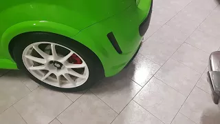 amazing green punto evo Abarth sound