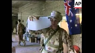 Australian forces on patrol in Baghdad