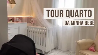 TOUR COMPLETO QUARTO DA MINHA BEBÊ #nenem #quartoinfantil #quartobebe #bebe