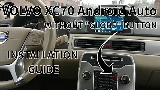 Volvo XC70 Android Auto/CarPlay Box Installation Guide (without "globe" button)