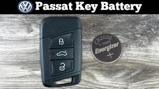 How To Replace 2018 - 2020 Volkswagen Passat Key Fob Battery - Change VW Passat Remote Fob Batteries
