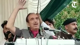 Article 370 cannot be restored, will not mislead you: Ghulam Nabi Azad at Kashmir rally