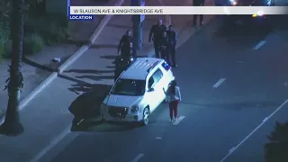 Police chase suspected DUI driver in Culver City